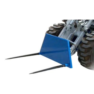 Horquilla Para Balas - 2 Dientes - Ancho 85 Cm - Largo Dientes 80