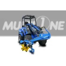 Arado elétrico: Profundidade máxima de trabalho 25 cm