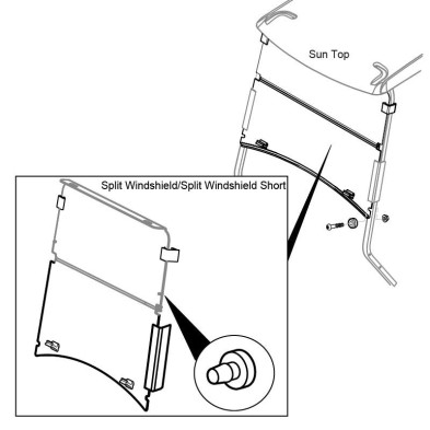 Parabrisas - Plegable Hauler Y Express