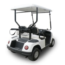 Pilot Car PC2 Blanco Standard con soporte de bolsas para golf