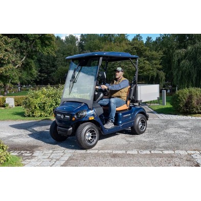 Pilot Car PC2 Azul Standard con soporte de bolsas para golf