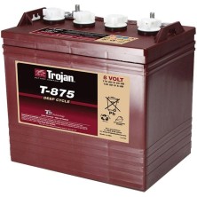 Bateria Trojan T-875. Corrente contínua-8 V.