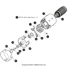 Motor Electrico 48V Shuttle, Titan, Express