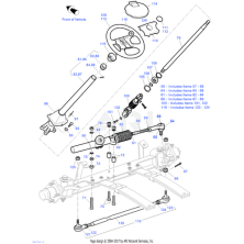 Conjunto de coluna de direção Shuttle8