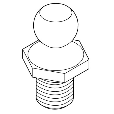 CABEZA ROTULA, 6MM DIA